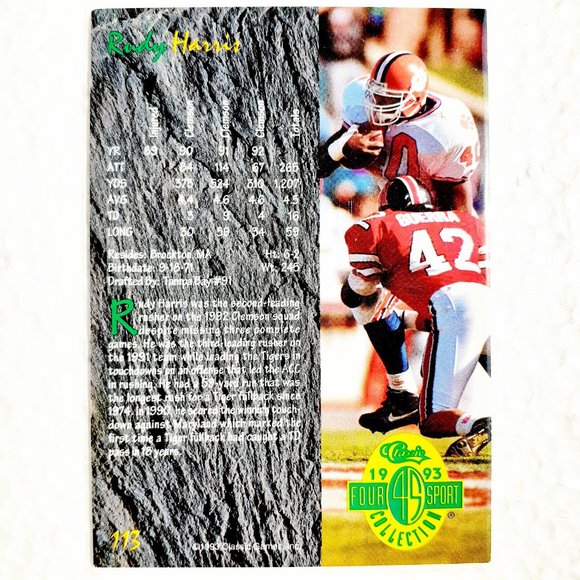 Clemson Tigers 6 Card Lot - CFTBL [1_2_1] - Picture 6 of 14